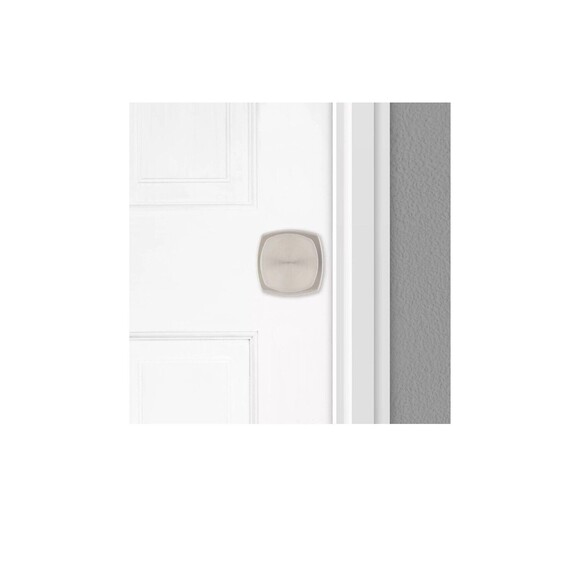 Dummy Door Knob Satin Nickel Non-Turning Interior Push/Pull - Picture 4 of 8